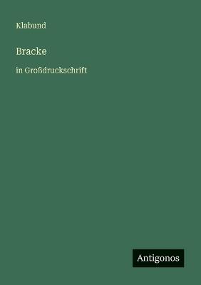 Bracke: in Großdruckschrift - Klabund - cover