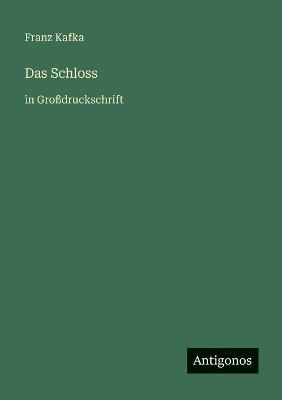 Das Schloss: in Großdruckschrift - Franz Kafka - cover