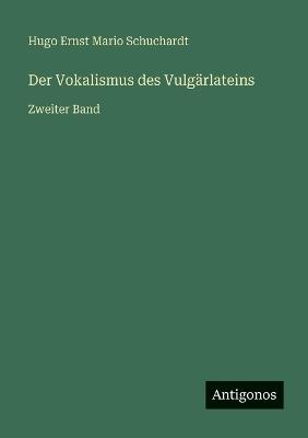 Der Vokalismus des Vulgärlateins: Zweiter Band - Hugo Ernst Mario Schuchardt - cover