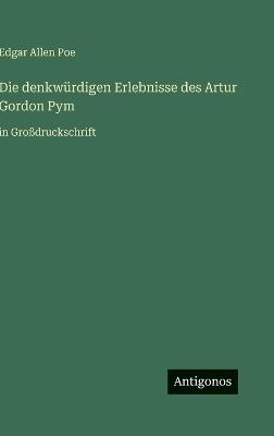 Die denkwürdigen Erlebnisse des Artur Gordon Pym: in Großdruckschrift - cover