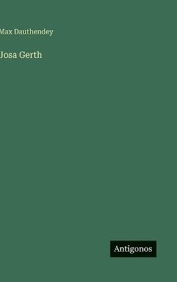 Josa Gerth - Max Dauthendey - cover