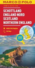 Scotland Marco Polo Map: Also covers Northern England