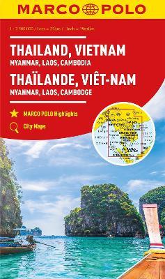 Thailand, Vietnam, Laos, Cambodia Marco Polo Map - Marco Polo - cover