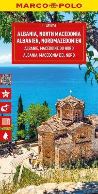 Albania and North Macedonia Marco Polo Map - Marco Polo - cover