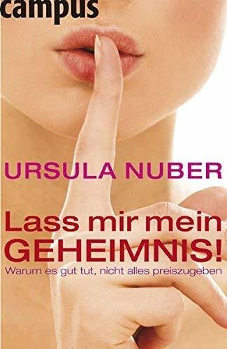 Ursula Nuber. Lass Mir Mein Geheimnis - CD Audio