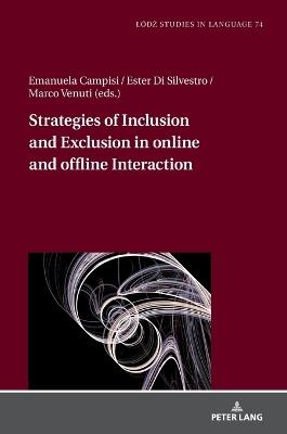 Strategies of Inclusion and Exclusion in online and offline Interaction - cover