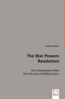 The War Power Resolution - Catherine Banks - cover