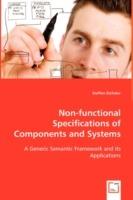 Non-functional Specifications of Components and Systems - Steffen Zschaler - cover