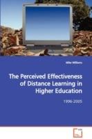 The Perceived Effectiveness of Distance Learning in Higher Education