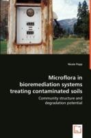Microflora in bioremediation systems treating contaminated soils