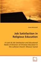 Job Satisfaction in Religious Education - James McConnell - cover