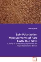 Spin Polarization Measurements of Rare Earth Thin Films