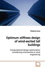 Optimum stiffness design of wind-excited tall buildings