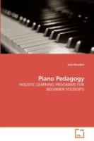 Piano Pedagogy - Julia Bowden - cover