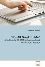 It's All Greek to Me