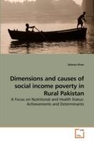 Dimensions and causes of social income poverty in Rural Pakistan - Salman Khan - cover
