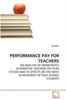 Performance Pay for Teachers - Ian Burk - cover