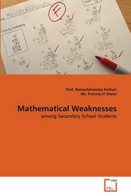 Mathematical Weaknesses - Prof Rameshchandra Kothari,Prerana H Shelat - cover