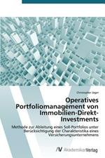 Operatives Portfoliomanagement von Immobilien-Direkt-Investments