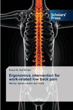 Ergonomics intervention for work-related low back pain