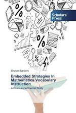 Embedded Strategies In Mathematics Vocabulary Instruction