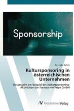 Kultursponsoring in oesterreichischen Unternehmen