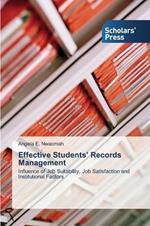 Effective Students' Records Management