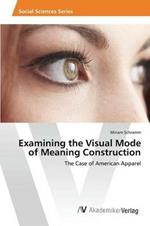 Examining the Visual Mode of Meaning Construction