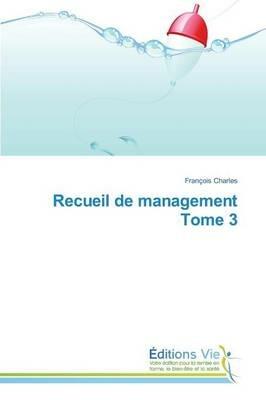 Recueil de Management Tome 3 - Charles-F - cover