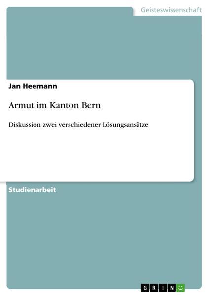 Armut im Kanton Bern