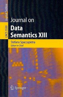 Journal on Data Semantics XIII - cover