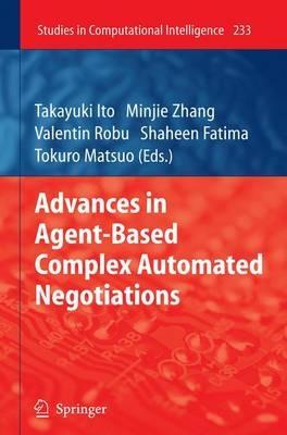 Advances in Agent-Based Complex Automated Negotiations - cover