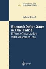 Electronic Defect States in Alkali Halides: Effects of Interaction with Molecular Ions