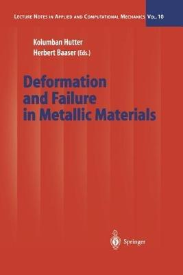 Deformation and Failure in Metallic Materials - cover