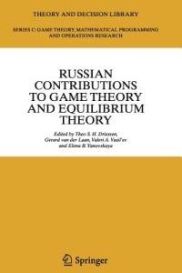 Russian Contributions to Game Theory and Equilibrium Theory - cover