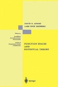Function Spaces and Potential Theory - David R. Adams,Lars I. Hedberg - cover