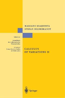 Calculus of Variations II - Mariano Giaquinta,Stefan Hildebrandt - cover