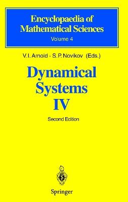 Dynamical Systems IV: Symplectic Geometry and its Applications - cover