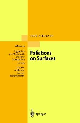 Foliations on Surfaces - Igor Nikolaev - cover