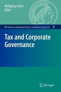 Tax and Corporate Governance - cover