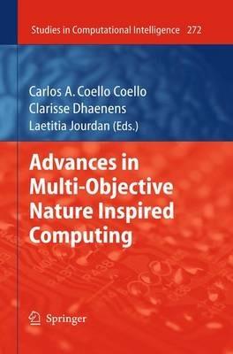 Advances in Multi-Objective Nature Inspired Computing - cover