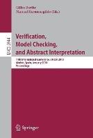 Verification, Model Checking, and Abstract Interpretation: 11th International Conference, VMCAI 2010, Madrid, Spain, January 17-19, 2010, Proceedings - cover