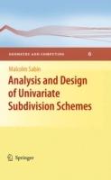 Analysis and Design of Univariate Subdivision Schemes - Malcolm Sabin - cover