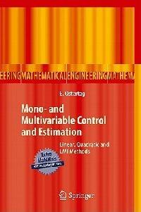 Mono- and Multivariable Control and Estimation: Linear, Quadratic and LMI Methods - Eric Ostertag - cover