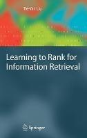 Learning to Rank for Information Retrieval - Tie-Yan Liu - cover
