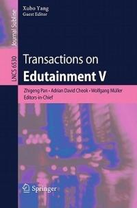 Transactions on Edutainment V - cover