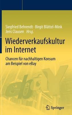 Wiederverkaufskultur im Internet: Chancen für nachhaltigen Konsum am Beispiel von eBay - cover