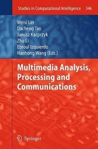 Multimedia Analysis, Processing and Communications - cover
