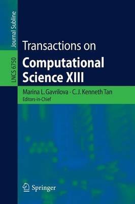 Transactions on Computational Science XIII - cover