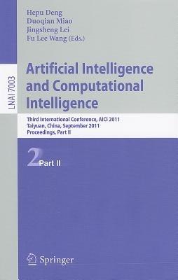 Artificial Intelligence and Computational Intelligence: Second International Conference, AICI 2011, Taiyuan, China, September 24-25, 2011, Proceedings, Part II - cover